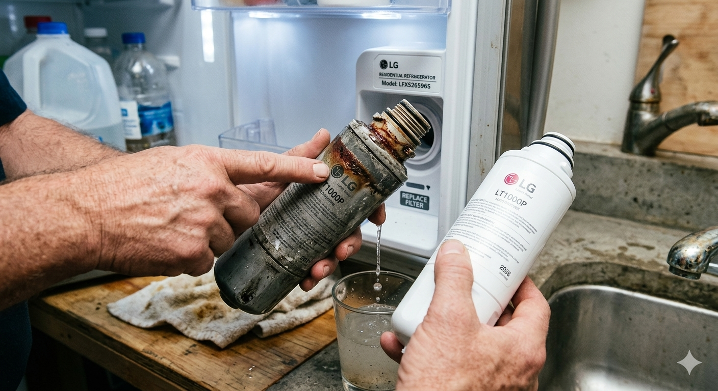 Is Your LG Water Filter Failing? Signs & Replacement Guide Parts 