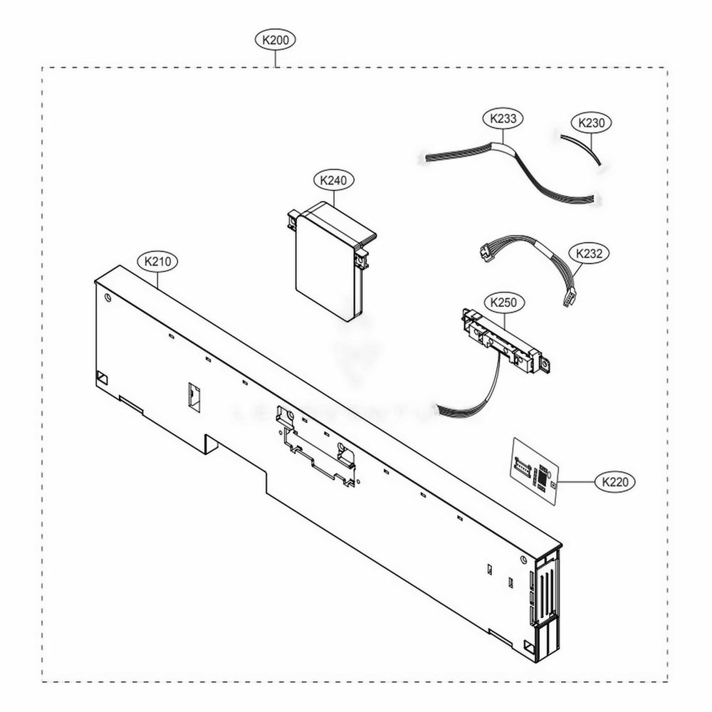 LG Oven-Range Display Pcb - EBR85054304
