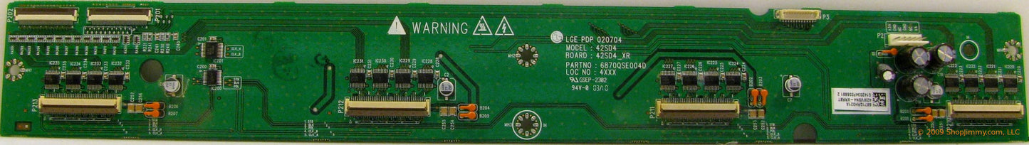 Carte d'affichage LG 6871QRH021A