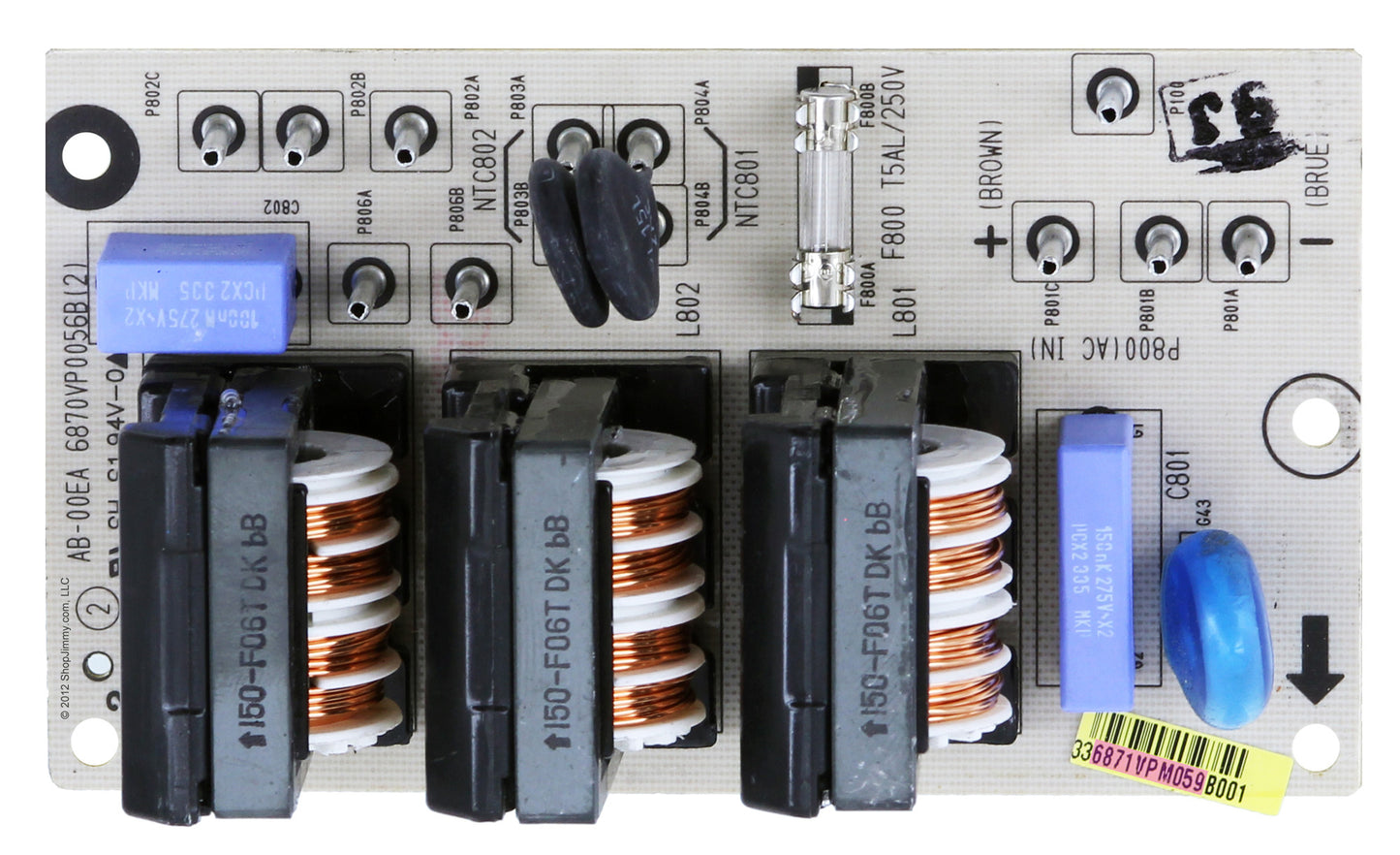 Circuit imprimé principal LG 6871VPM059B