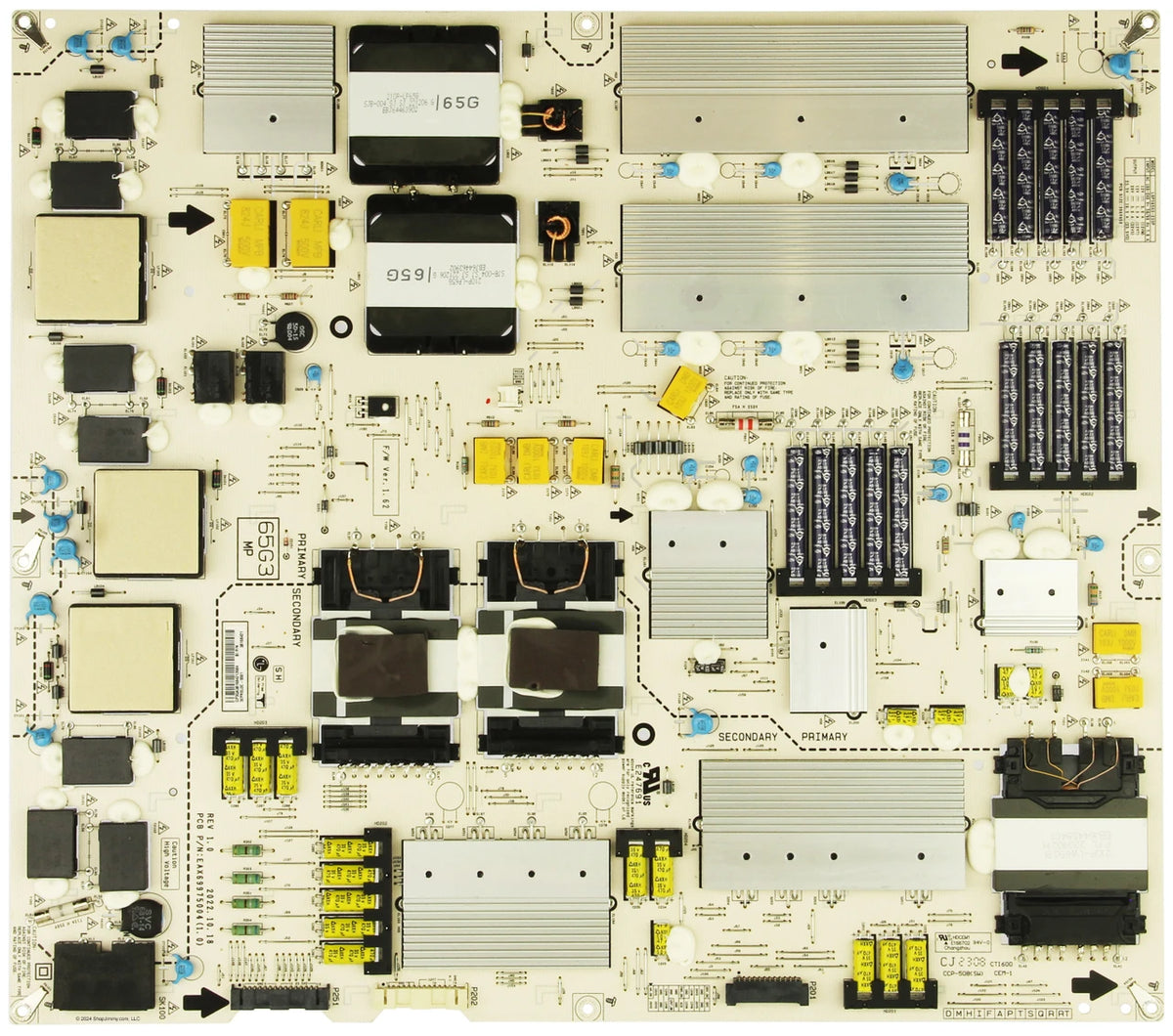 LG Television Power Package Pcb - EBR38168421