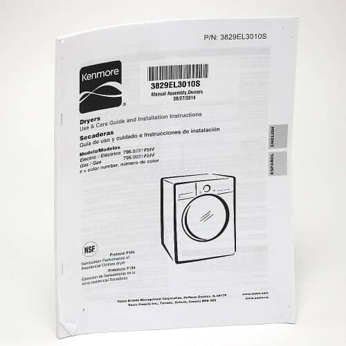 LG Washer Owners Manual - 3829EL3010S