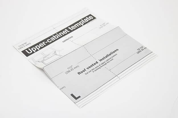 LG Oven-Range Template Card - 4922W1A027F