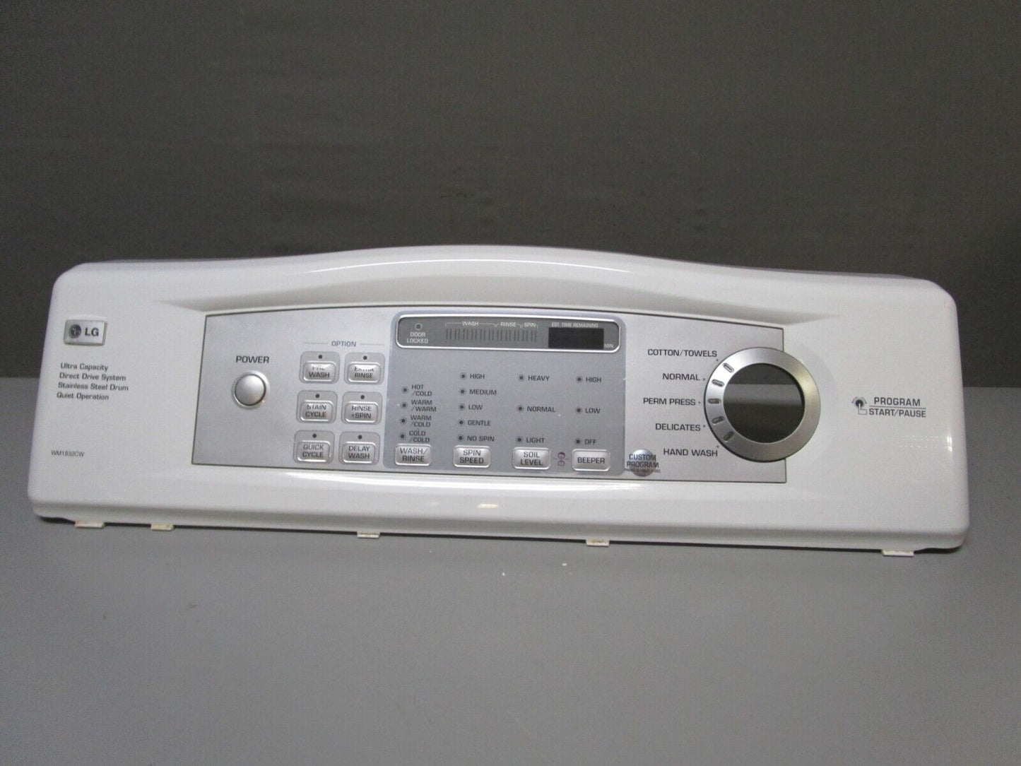 Panneau de commande pour lave-linge LG 3721ER1056H