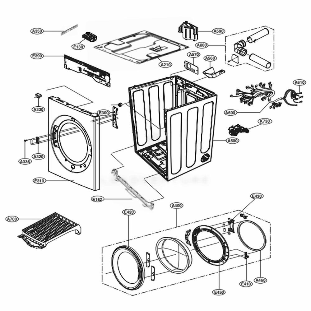 LG Hinge - MEF64762201