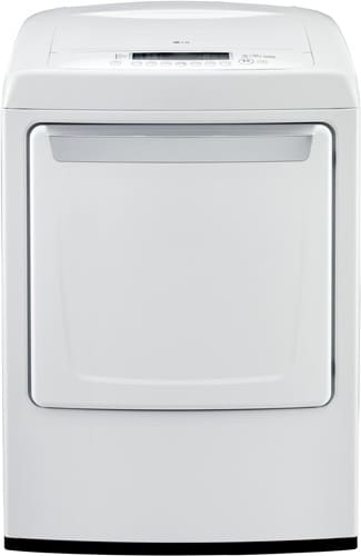 LG DLE1101W 27 Inch 7.4 cu. ft. Top Load Electric Dryer with 9 Drying Programs