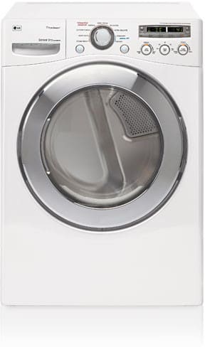 Sécheuse électrique LG DLEX2501W de 27 pouces avec une capacité de 7,3 pi³