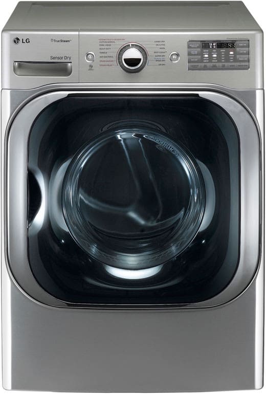 Sécheuse à gaz LG DLGX8001V de 29 pouces avec une capacité de 9,0 pi³