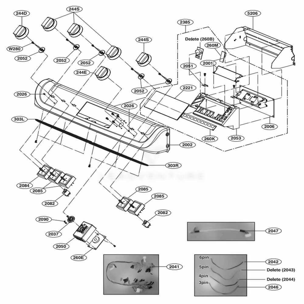 LG Glass Window Parts - AGM75309043