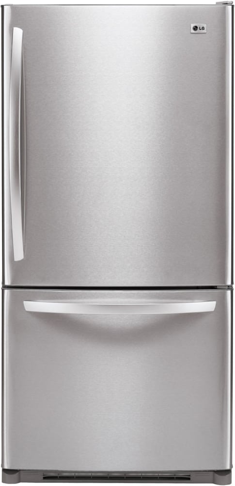 LG LBC22520ST 22.4 cu. ft. Bottom-Freezer Refrigerator with 4 Split Cantilevered Glass Shelves