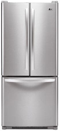 Réfrigérateur à portes françaises LG LFC20760ST de 19,7 pi³ avec 4 clayettes en verre anti-éclaboussures séparées