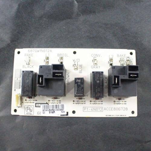 LG Electric Oven Relay Control Board - 6871W1N012A