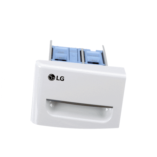 LG Washer Dispenser Drawer Assembly (White) - AGL73754101