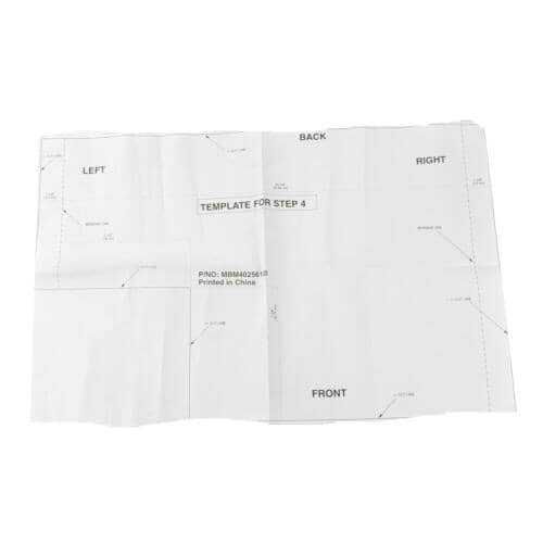 LG Microwave Template Card - MBM40256103