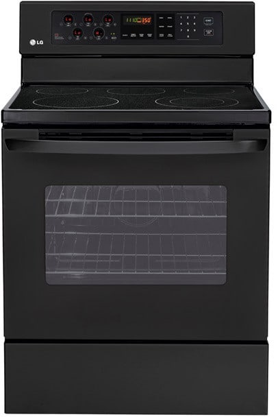 Cuisinière électrique autonome LG LRE3012SB de 30 pouces avec 5 éléments radiants