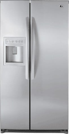 LG LSC27910TT 26.5 cu. ft. Side by Side Refrigerator with 4 Spill-Proof Glass Shelves