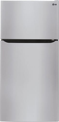 LG LTC24380ST 24.0 cu. ft. Top Freezer Refrigerator with 3 Adjustable Glass Shelves