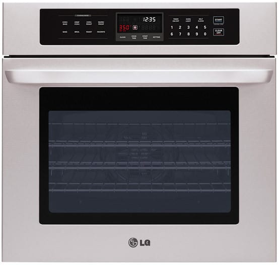LG LWS3010ST 30 Inch Single Electric Wall Oven with 4.7 cu. ft. Capacity