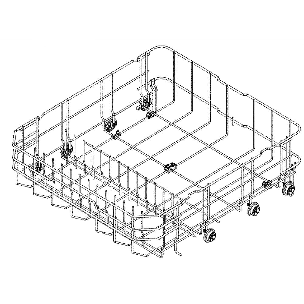 LG Dishwasher Rack - MGR62422101