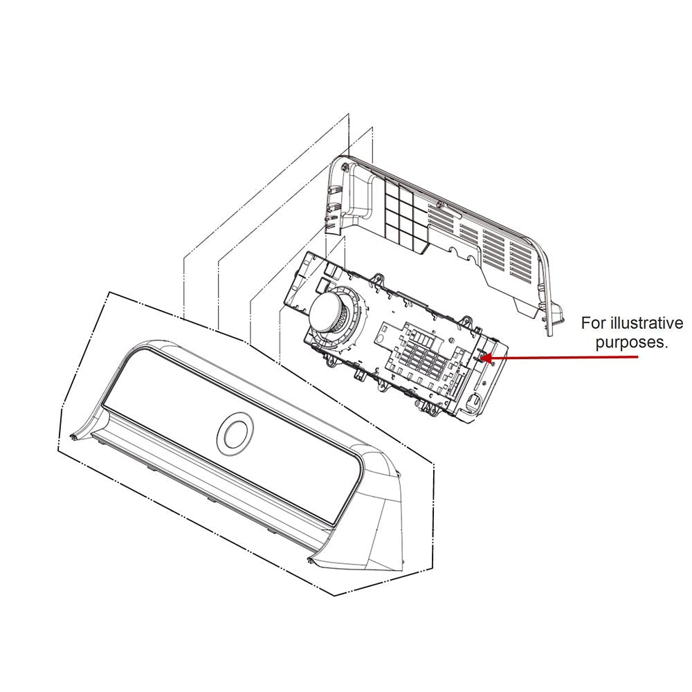 LG Washer Electronic Control Board - EBR86692713