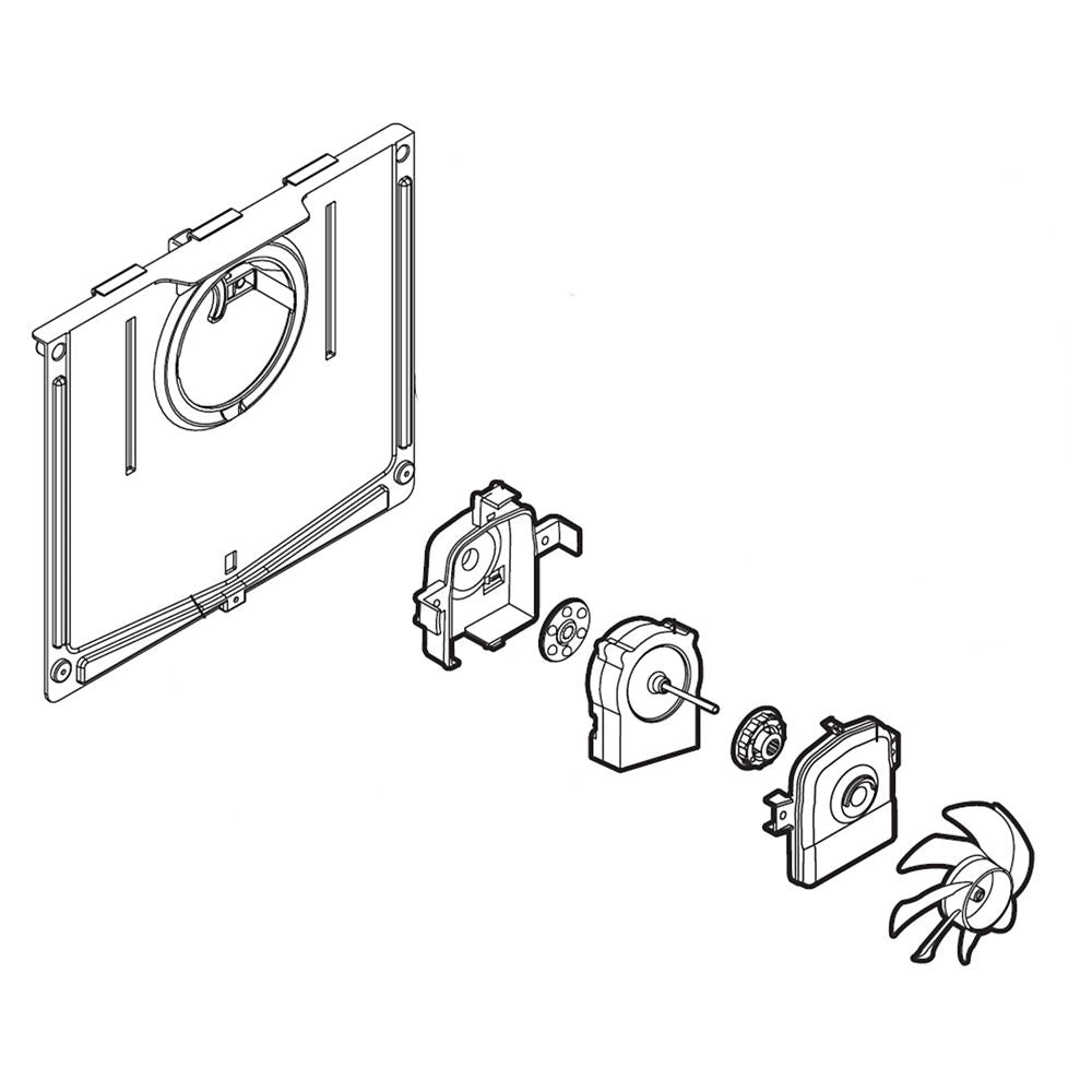 Support de moteur pour réfrigérateur LG ABA74268204