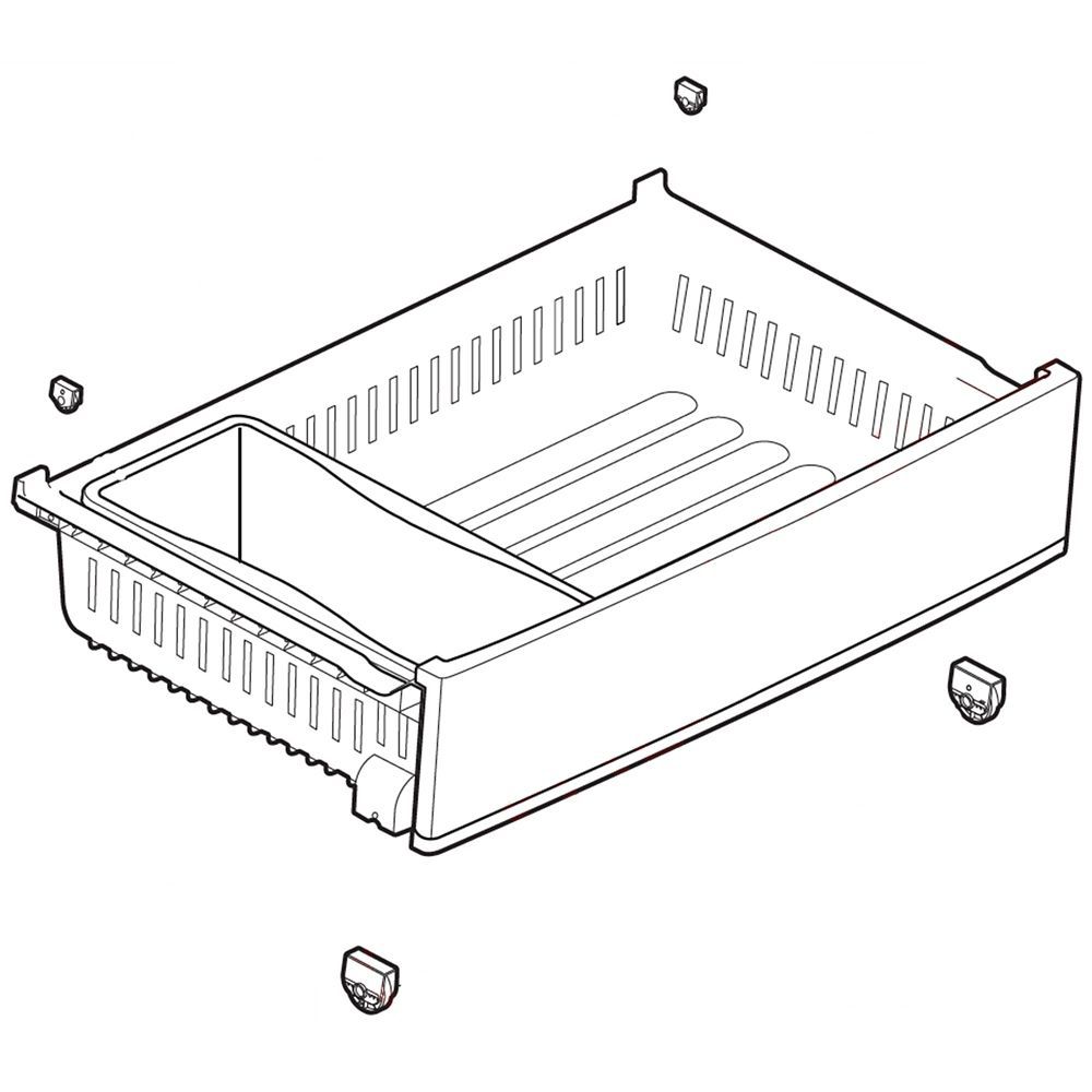 LG Refrigerator Drawer Tray - AJP75234908