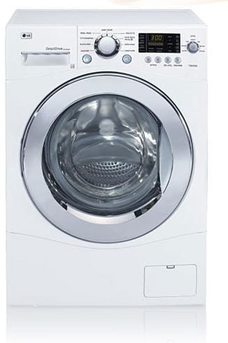 LG WM1355HW 24 Inch Compact Front Load Washer with 2.3 cu. ft. Capacity