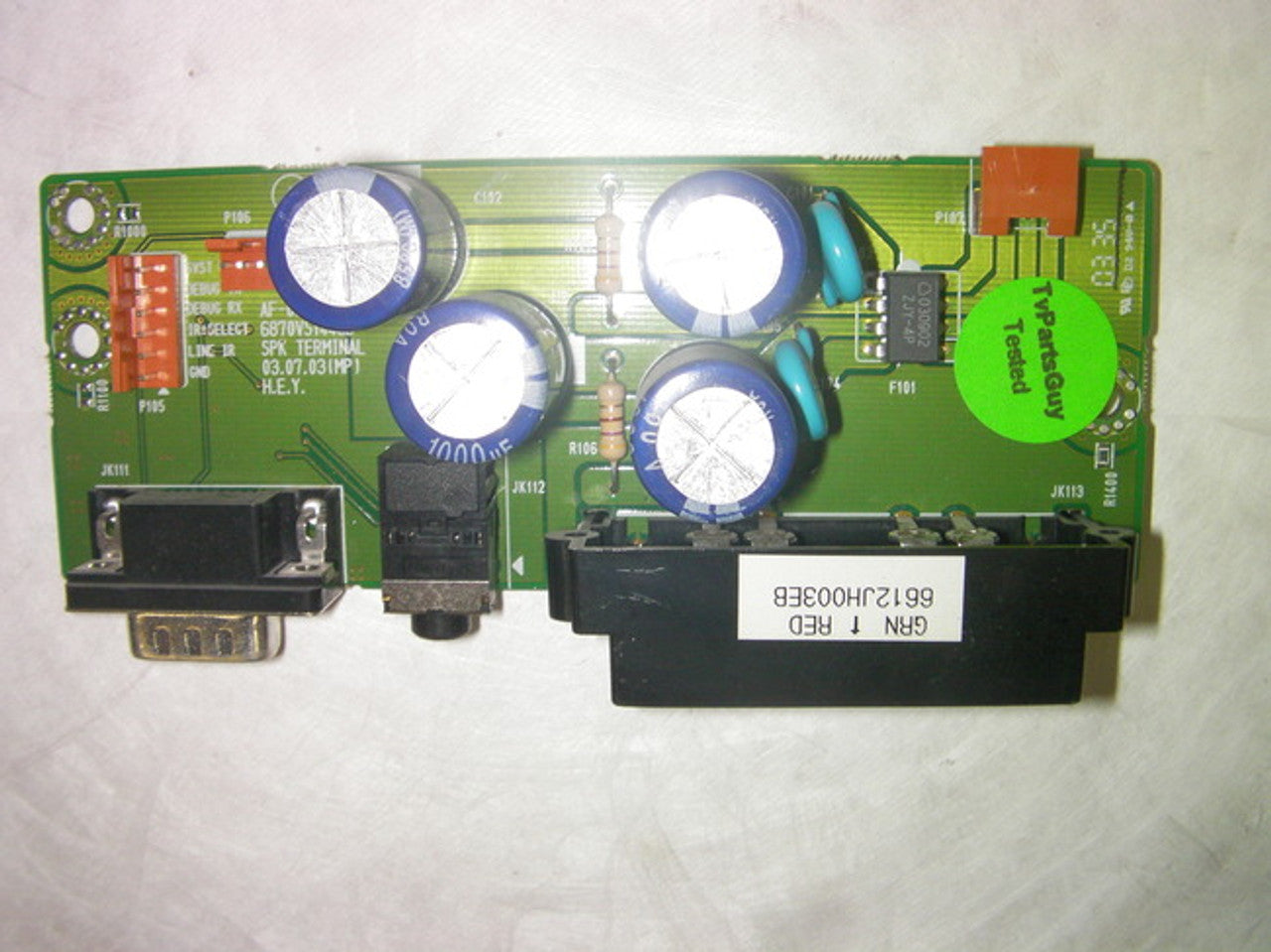 LG Television Terminal Connector - 6612JH003EB