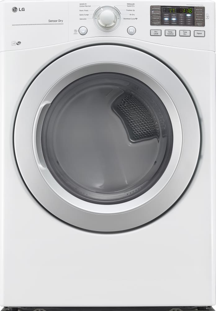 LG DLE3170W 27 Inch Electric Dryer with Wrinkle Care