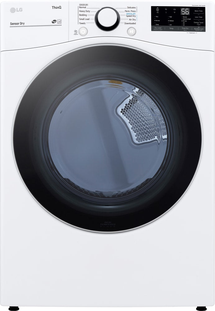 LG DLG3601W 27 Inch Gas Smart Dryer with 7.4 Cu. Ft. Capacity