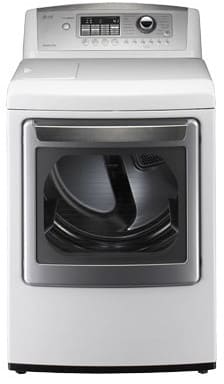 LG DLGX5102W 27 Inch Gas Steam Dryer with 7.3 cu. ft. Ultra Capacity