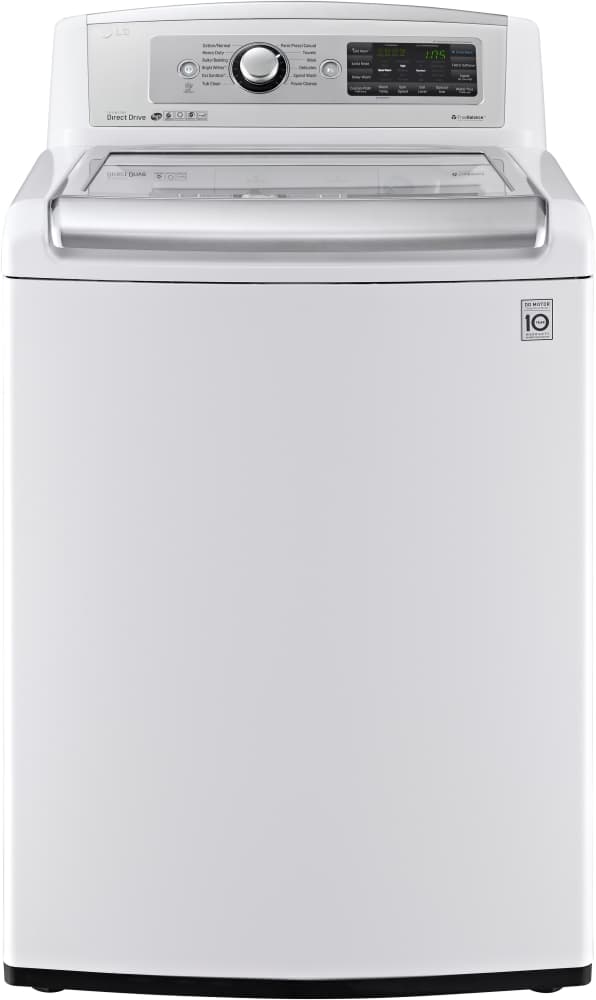 LG WT5480CW 27 Inch 5.0 cu. ft. Top Load Washer with 12 Wash Programs