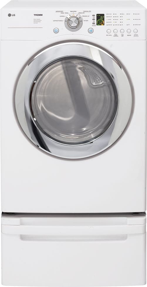 LG DLE3733W 27 Inch Electric Dryer with 7.3 cu. ft. Capacity