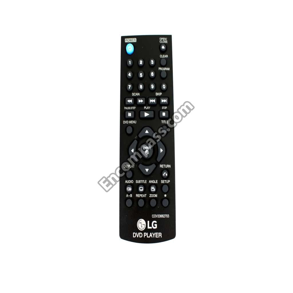 LG Dvd Player Outsourcing Remote Controller - COV33662703