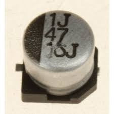 Condensateur LG 0CE476WF6DC, Al, puce