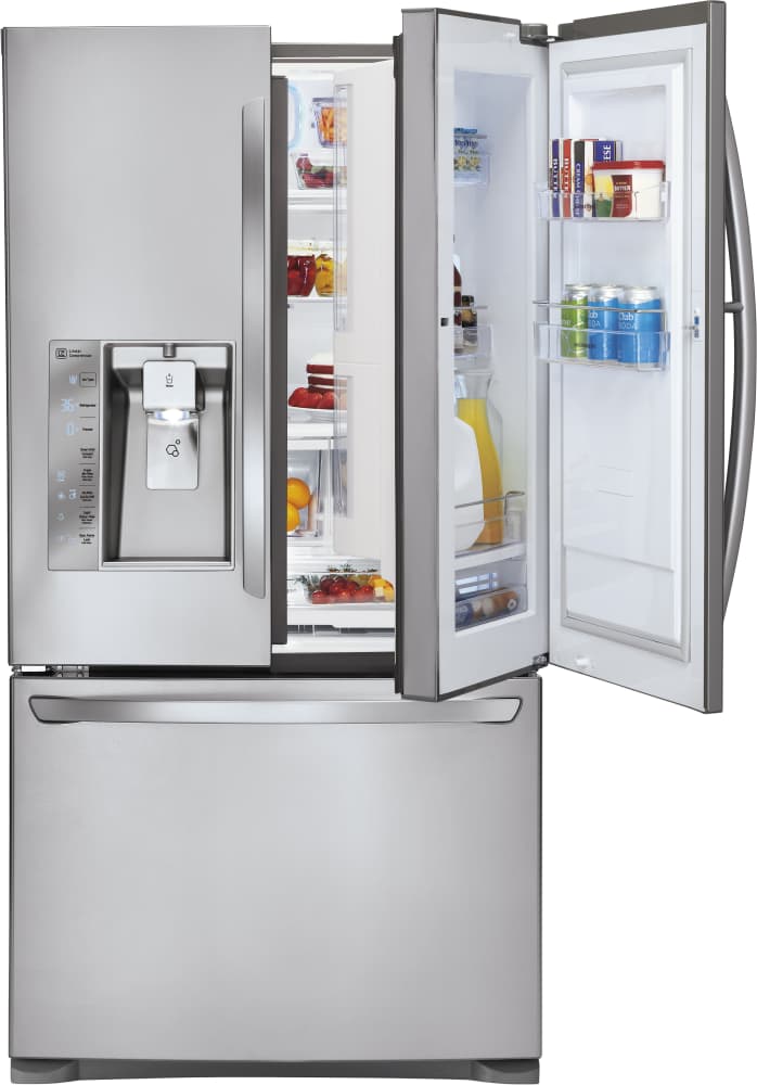 LG LFXS29766S 36 Inch French Door Refrigerator with Door-in-Door