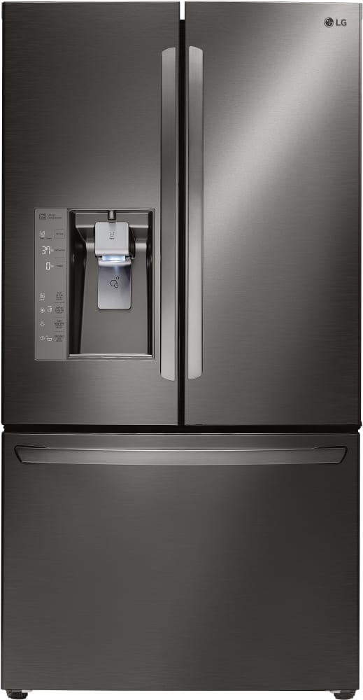 LG LFXC24726D 36 Inch Counter Depth French Door Refrigerator with Slim Space Plus Ice System
