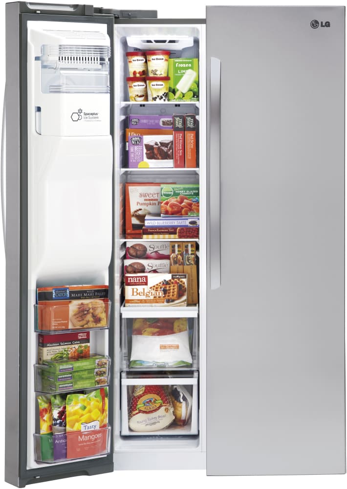 Réfrigérateur côte à côte LG LSXC22336S de 36 pouces à profondeur de comptoir avec distributeur d'eau et de glaçons Tall™