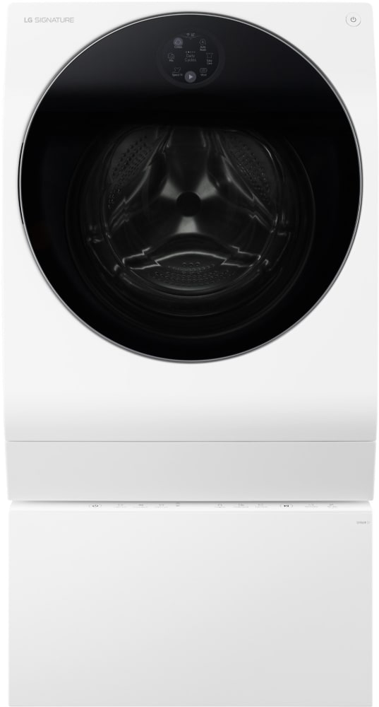 LG LUWM101HWA 24 Inch Front Load Washer Dryer Combo with SmartThinQ