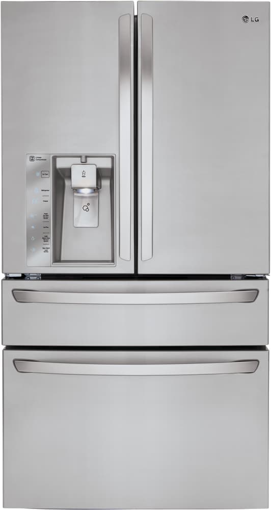 LG LMXC23746S 36 Inch Counter Depth 4-Door French Door Refrigerator with 22.7 cu. ft. Capacity