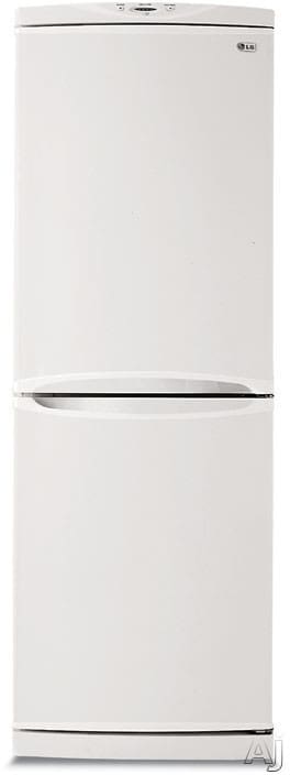 Réfrigérateur à congélateur inférieur LG LRBP1031W de 10,0 pi³ à profondeur de comptoir avec 2 tablettes en verre trempé