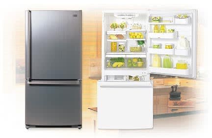 LG LRDN22725SW 22.4 cu. ft. Refrigerator with Pull Freezer Door