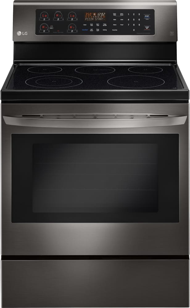 LG LRE3083BD 30 Inch Electric Range with True Convection
