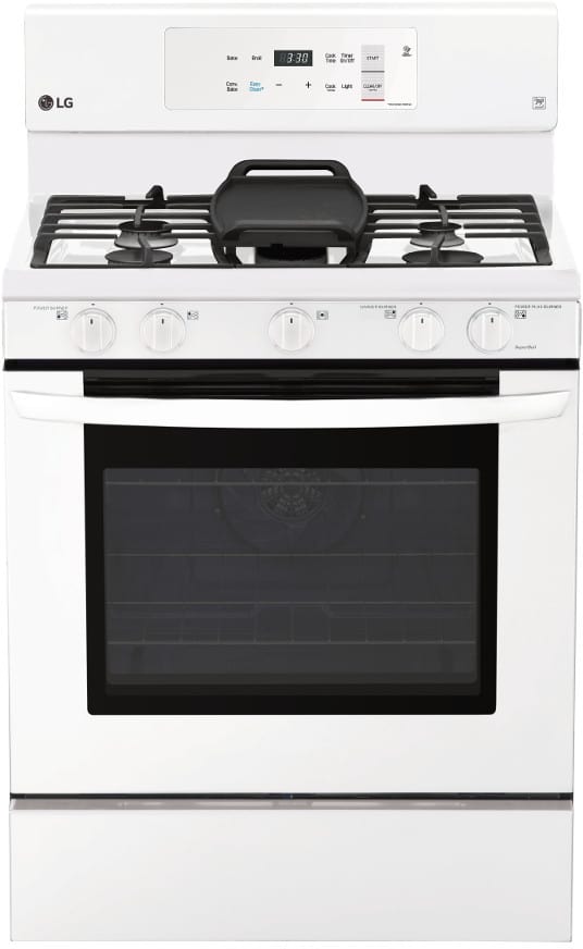 LG LRG3193SW 30 Inch Freestanding Gas Range with EvenJet Convection