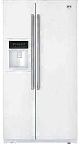 LG LSC27926SW 26.5 cu. ft. Side by Side Refrigerator with 3 Spill-Protector Glass Shelves