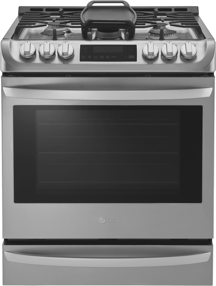 Cuisinière à gaz encastrable LG LSG4513ST de 30 pouces avec 5 brûleurs scellés