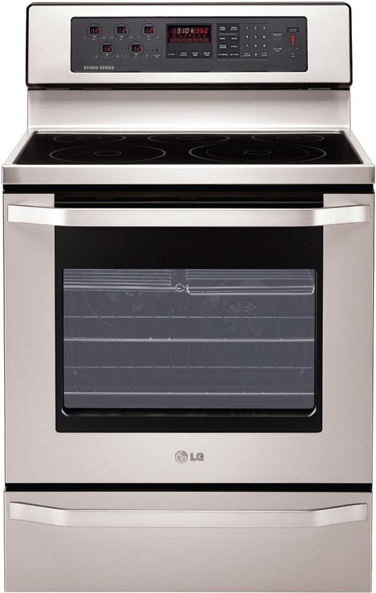 LG LSRE307ST 30 Inch Freestanding Electric Range with 5 Radiant Elements