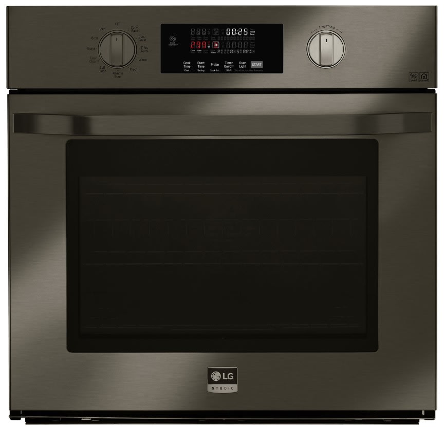 LG LSWS300BD 30 Inch Smart Single Electric Wall Oven with SmartThinQ