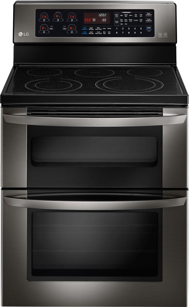 LG LDE3037BD 30 Inch Freestanding Electric Double-Oven Range with 5 Radiant Elements