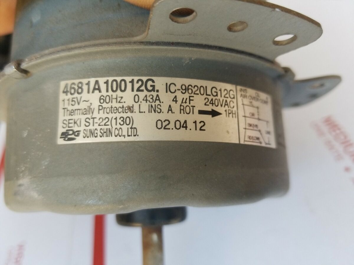 LG Air Conditioner Single Motor - 4681A10012G
